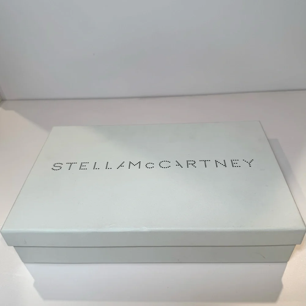 NWT Stella McCartney Crystal Rhinestone Soft Clutch W Silver Chain Crossbody